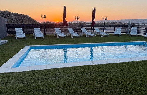 Licata Apartment | Villa "Nicolai - Piano Terra'" with Mountain View, Shared Garden and Pool