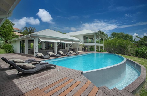 Le Francois Villa | Villa Ocean House, large pool and sea view