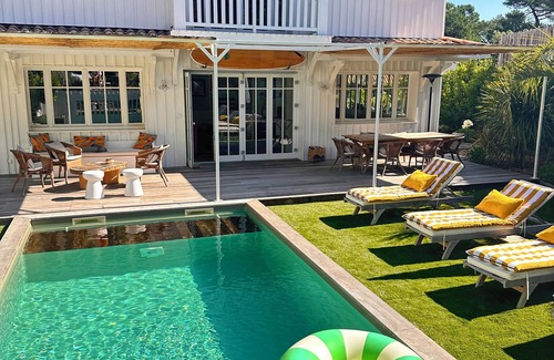 Cap-Ferret Villa | Villa Oyster au Coeur du Village de L'herbe