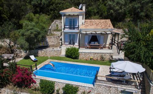 Perigiali Villa | Villa Pasithea - breathtaking seaviews, infinity pool, privacy, close to the beach
