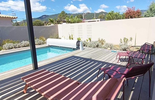Lecci House | Villa Posidonie, 5 Pers, Clim et Piscine Chauffée