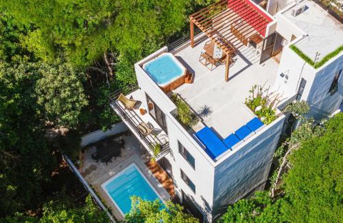 Puerto Morelos Villa | VILLA PRINCE, loft & rooftop, private pool & jaccuzi RIVIERA MAYA