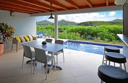 Anse des Cayes Villa | Villa Rosebud, 2BR, 2BA, (Sleeps 2-4), on the beach of Anse Des Cayes
