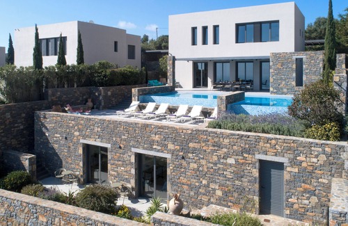 Kounelion Villa | Villa Sendal with Stunning Views to Spinalonga & Elounda Bay