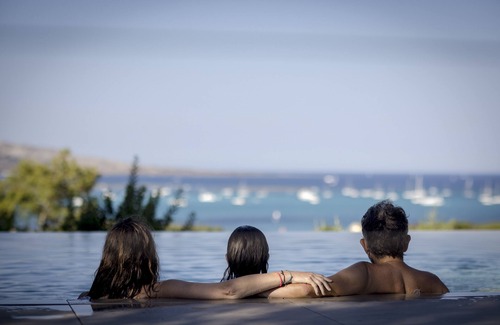 La Pelosa Villa | Villa Tellus - quiet luxury villa, private pool, stunning view, 5 min from beach
