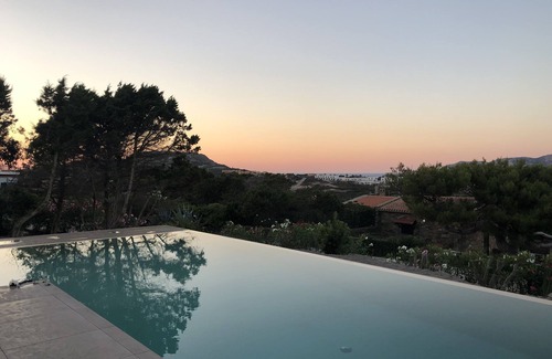 La Pelosa Villa | Villa Tellus - quiet luxury villa, private pool, stunning view, 5 min from beach