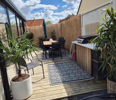 Escoville Villa | Villa Terre & Mer avec piscine intérieure proche Cabourg