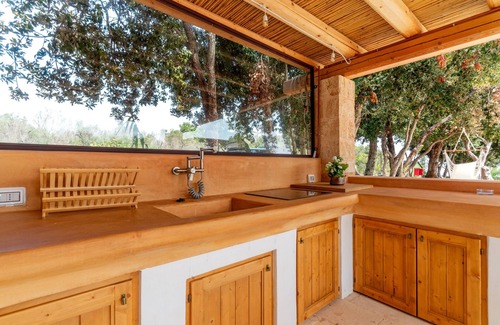 Andrano Villa | Villa 'Villetta Li Pipili' with Sea View, Wi-Fi and Air Conditioning