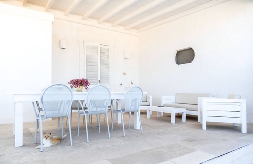 Manduria Villa | Villa with panoramic sea view terrace and private beach in Punta Prosciutto