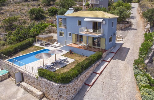 Skala Villa | Villa With Private,Heated Swimming Pool And Breathtaking Sea Views