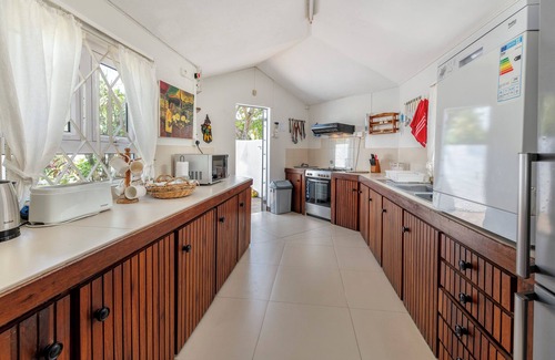 Blue Bay Villa | Villa with swimming pool and garden at 80 meters from beach and the Marine Park