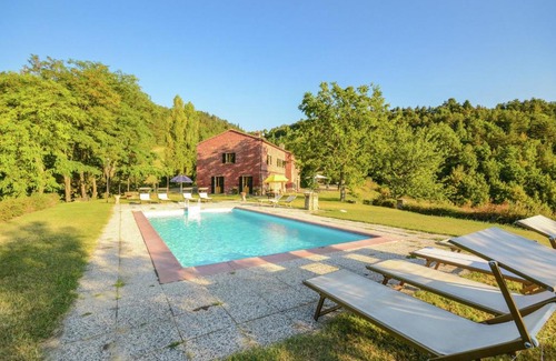 Tredozio Villa | Villa with swimming pool and panoramic view of the Apennines