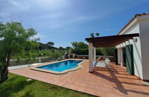 Fornells Villa | Villa Xalina - Piscina/bbq/jardín