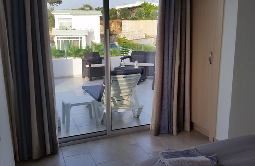 Esentepe Villa | Village Location with stunning Sea/Pool views, 3 minutes walk from restaurants