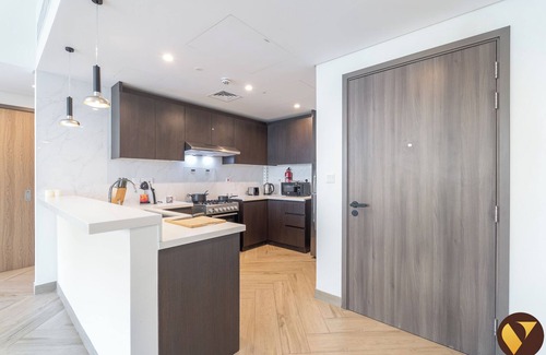 Za'abeel 1 Apartment | Vogue Near Metro Park & Dubai Frame