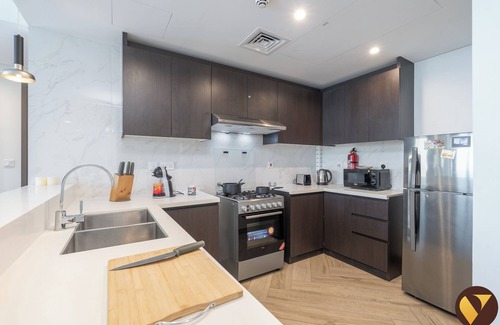 Za'abeel 1 Apartment | Vogue Near Metro Park & Dubai Frame