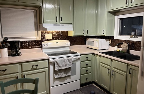 Cadillac Cottage | W Lake Mitchell. Private shared frontage. Quiet side of lake. ORV trail access.