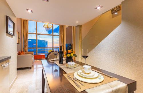 Tianhe Center Apartment | WAIFIDEN Guangzhou Grand View Golden Palace Apartment - Free shuttle bus during the Canton Fair