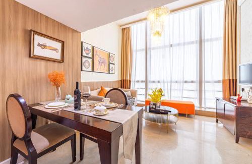 Tianhe Center Apartment | WAIFIDEN Guangzhou Grand View Golden Palace Apartment - Free shuttle bus during the Canton Fair