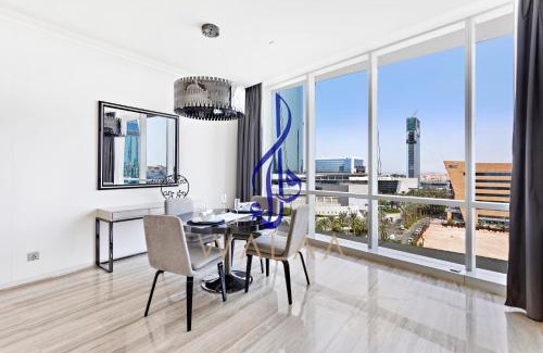 Al Olaya District Apartment | Walaa Homes-Luxury 1Bedroom at DAMAC Esclusiva Tower Riyadh Saudia-708