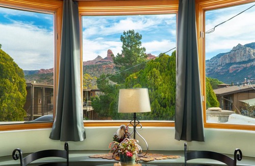 Uptown Sedona Apartment | Walk a Block to Uptown (Our Downtown) to the main shops, tours, restaurants.