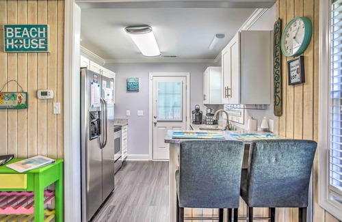 Myrtle Beach House | Walk to Apache Pier: Coastal Condo w/Pool Access