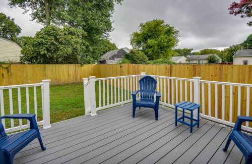 Buckroe Beach House | Walk to Beach Hampton Home with Grill!