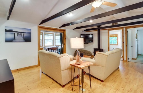 Pocono Lake House | Walk to Beaches Tree-Lined Pocono Lake Retreat!