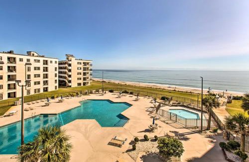 Indian Beach Apartment | Walk to Indian Beach Condo with Ocean-View Balcony