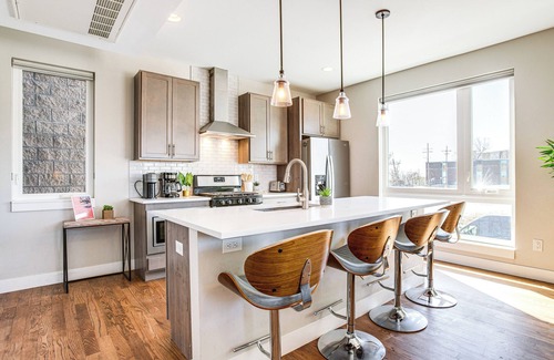 West Colfax House | Walk to Mile High Stadium: Modern Denver Townhome