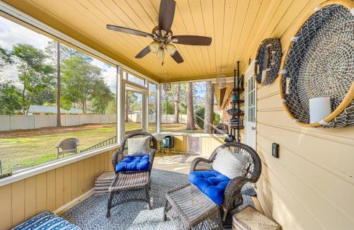 Aiken House | Walk to Powderhouse Polo Fields Aiken Getaway
