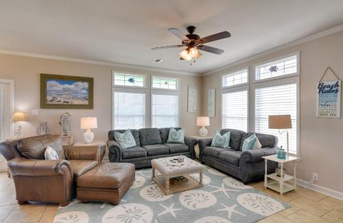 Port Bolivar House | Walk to Shore Crystal Beach Coastal Home!