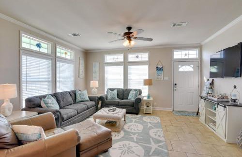 Port Bolivar House | Walk to Shore Crystal Beach Coastal Home!