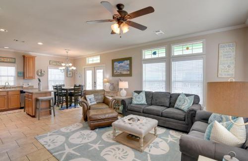 Port Bolivar House | Walk to Shore Crystal Beach Coastal Home!