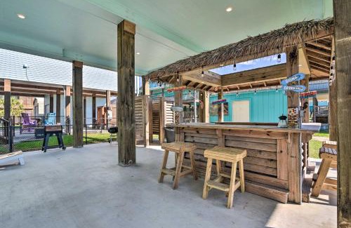 Crystal Beach House | Walk to Shore Crystal Beach Home with Deck and Grill!