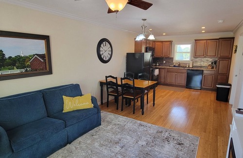 Nauvoo Apartment | Walking Distance to Temple and Downtown Nauvoo! Family Size Apt. W/Full Kitchen