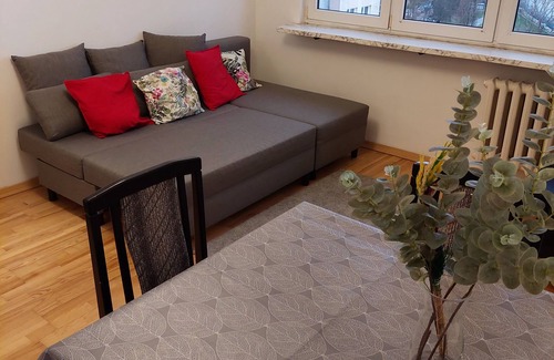 Targowek Apartment | Warm and bright apartment, 300 m from metro M2, next to S8 road.