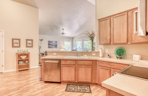 Netarts House | Warm, Modern Single-Level Home Overlooking Netarts Bay Has Ocean Peek and More!