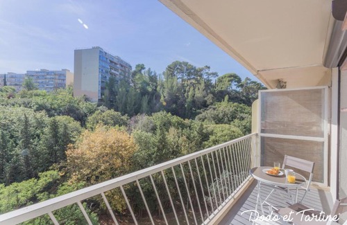 Le Mourillon Apartment | Warmly 2 bedroom with AC, balcony and parking - Dodo et Tartine