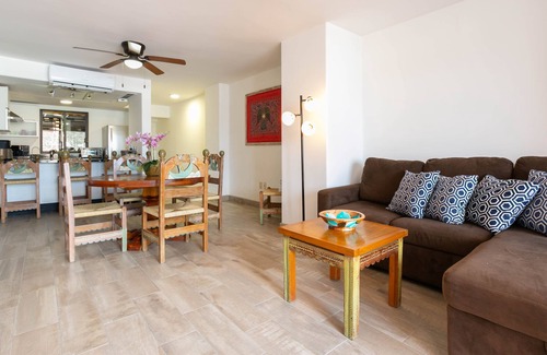 Centro Apartment | Water condo w/private terrace & best LOCATION in Los Cabos Marina Downtown.