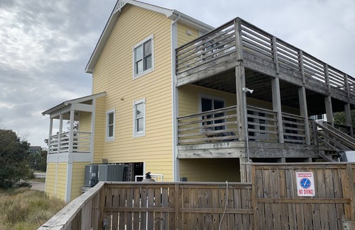 Ocean Hill House | Water Music OBX: Ocean views, easy beach access, private pool. Pet friendly.