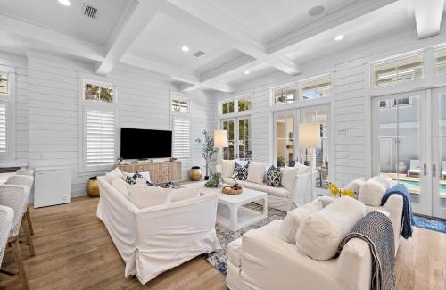 Beach District House | WaterColor Luxury on 30A! 63 Western Lake, Park District, Pool, 7 Bdrms, Slps 16 home
