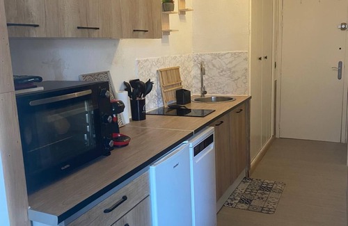 San-Nicolao Apartment | Waterfront apartment with pool and private beach access.