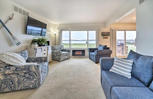 Casco House | Waterfront East China Home with Dock and Patio!