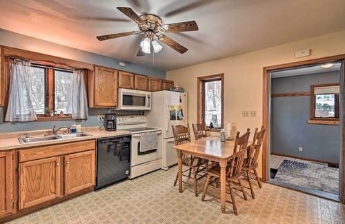 Fond du Lac House | Waterfront Fond du Lac Home on DeNeveu Lake!