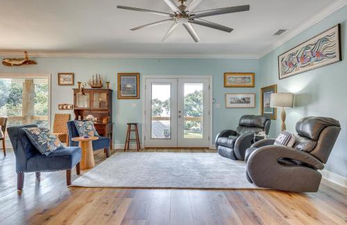 Gautier House | Waterfront Gulf Coast Home with Outdoor Oasis!