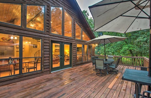 Scranton House | Waterfront Lake Dardanelle Home with Dock and Fire Pit