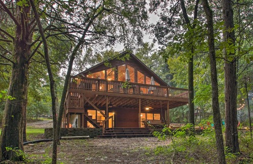 Scranton House | Waterfront Lake Dardanelle Home with Dock and Fire Pit