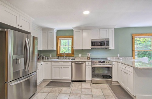 New Durham House | Waterfront Lakes Region Home on Private Cove!