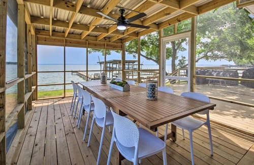 West Livingston House | Waterfront Livingston Home with Dock and Porch!